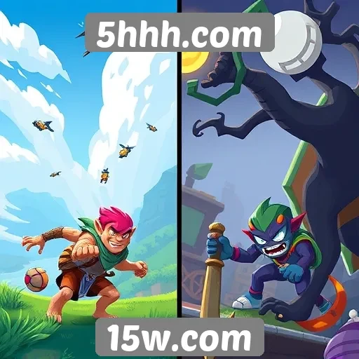 Comparativo de gráficos nos jogos do 5hhh.com